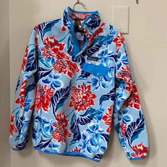 Patagonia | Sweaters | Patagonia Flower Fleece Xs | Poshmark